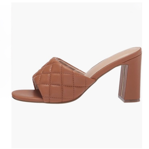 The Drop Pattie High Block-Heeled Mule Sandal NIB - Picture 3 of 10